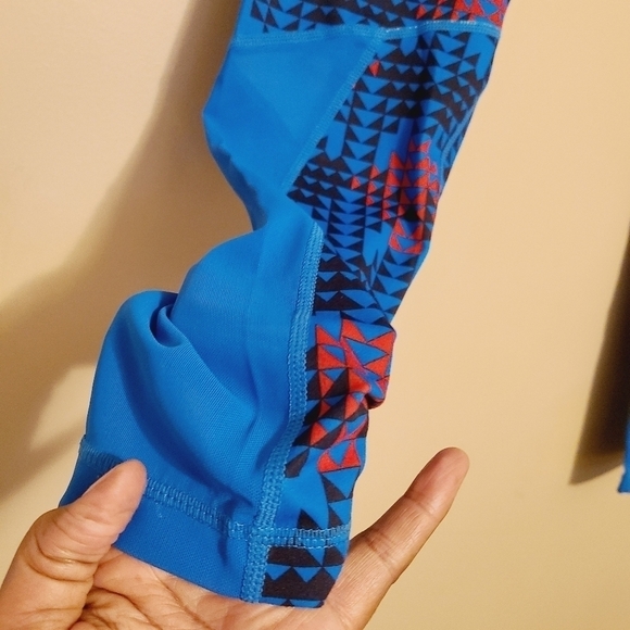 Zella | Women's Geometric Print Full Length Leggings (Size Large) - Picture 8 of 12